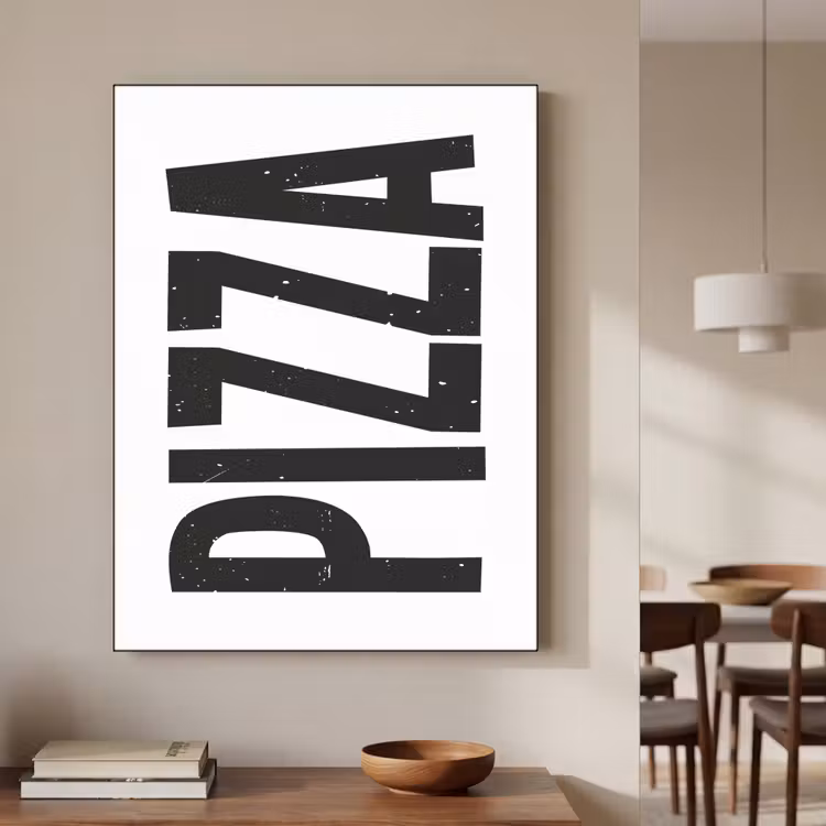 Art Frame - Pizza - Japandi - Decoratie - Vintage — 7