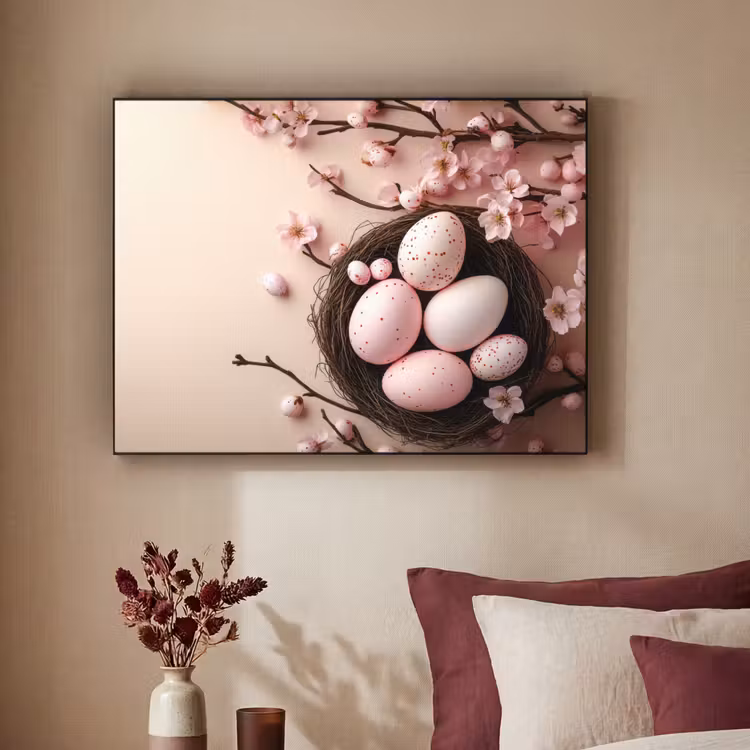 Art Frame - Roze - Bloesems - Eieren — 3