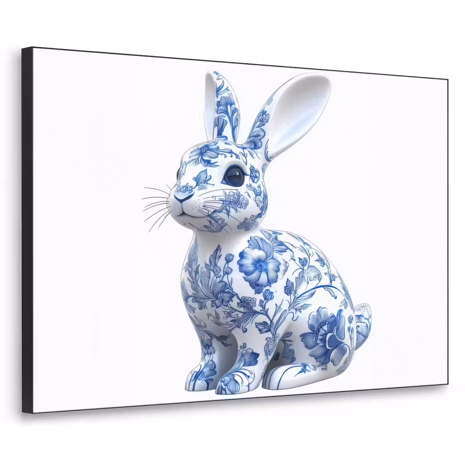 Art Frame - Delftsblauw - Haasje - Wit — 1
