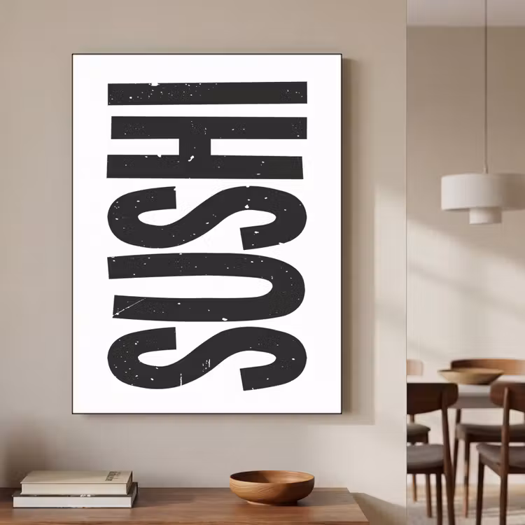 Art Frame - Japandi - Sushi - Zwart - Vintage — 7