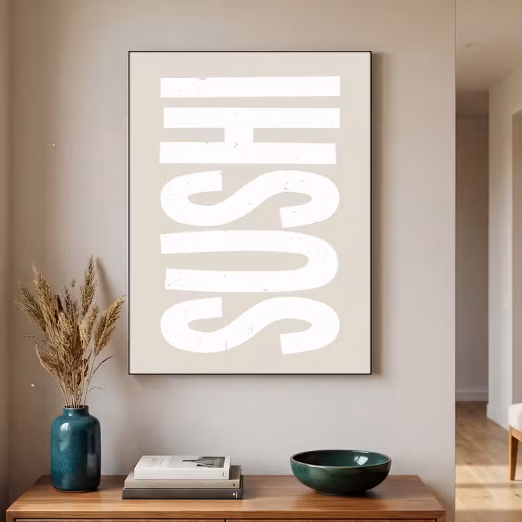 Art Frame - Sushi - Eten - Decoratie - Vintage — 4