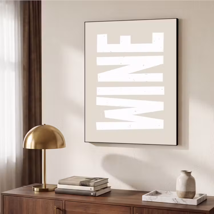 Art Frame - Wine - Japandi - Vintage - Wit — 9