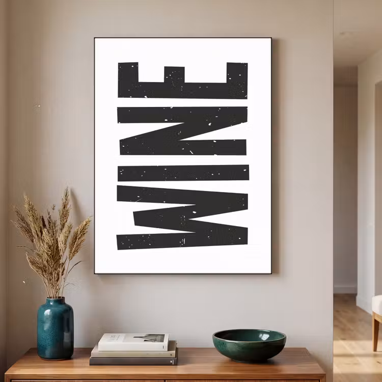Art Frame - Vintage - Japandi - Wine - Decoratie — 3