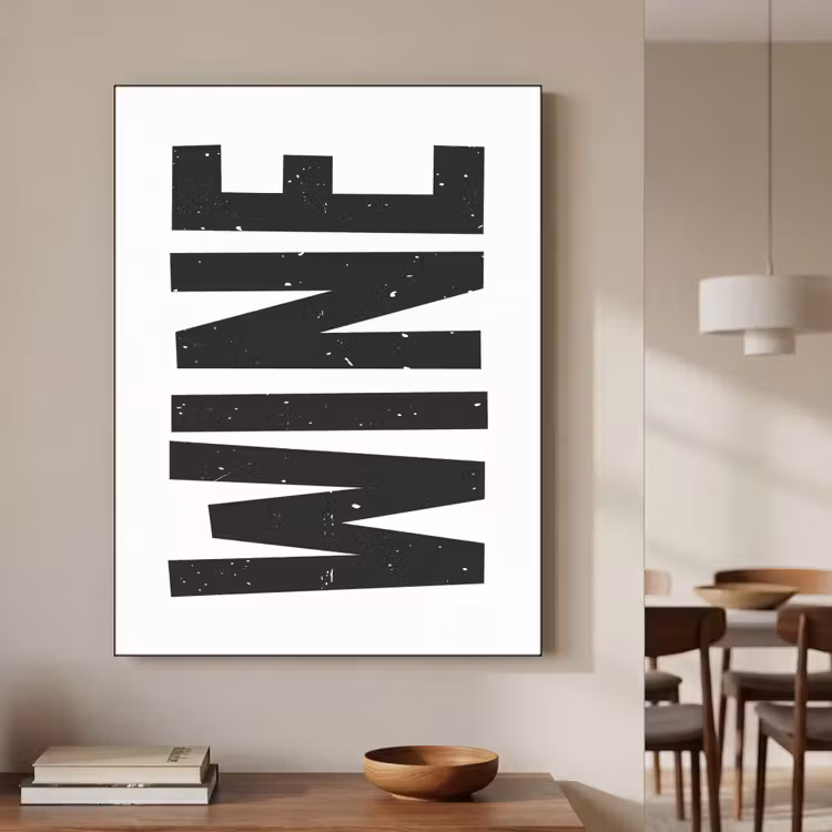 Art Frame - Vintage - Japandi - Wine - Decoratie — 6
