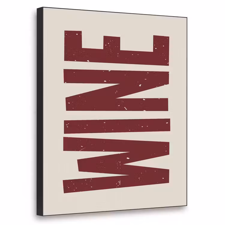 Art Frame - Wine - Red - Decoratie - Japandi — 1