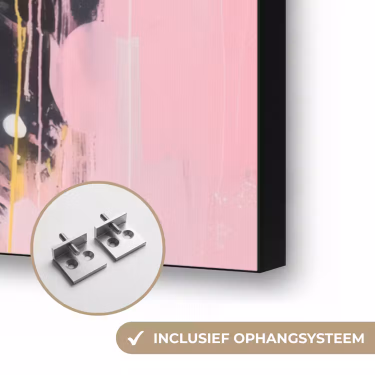 Art Frame - Zwart - Panter - Roze - Abstract — 6