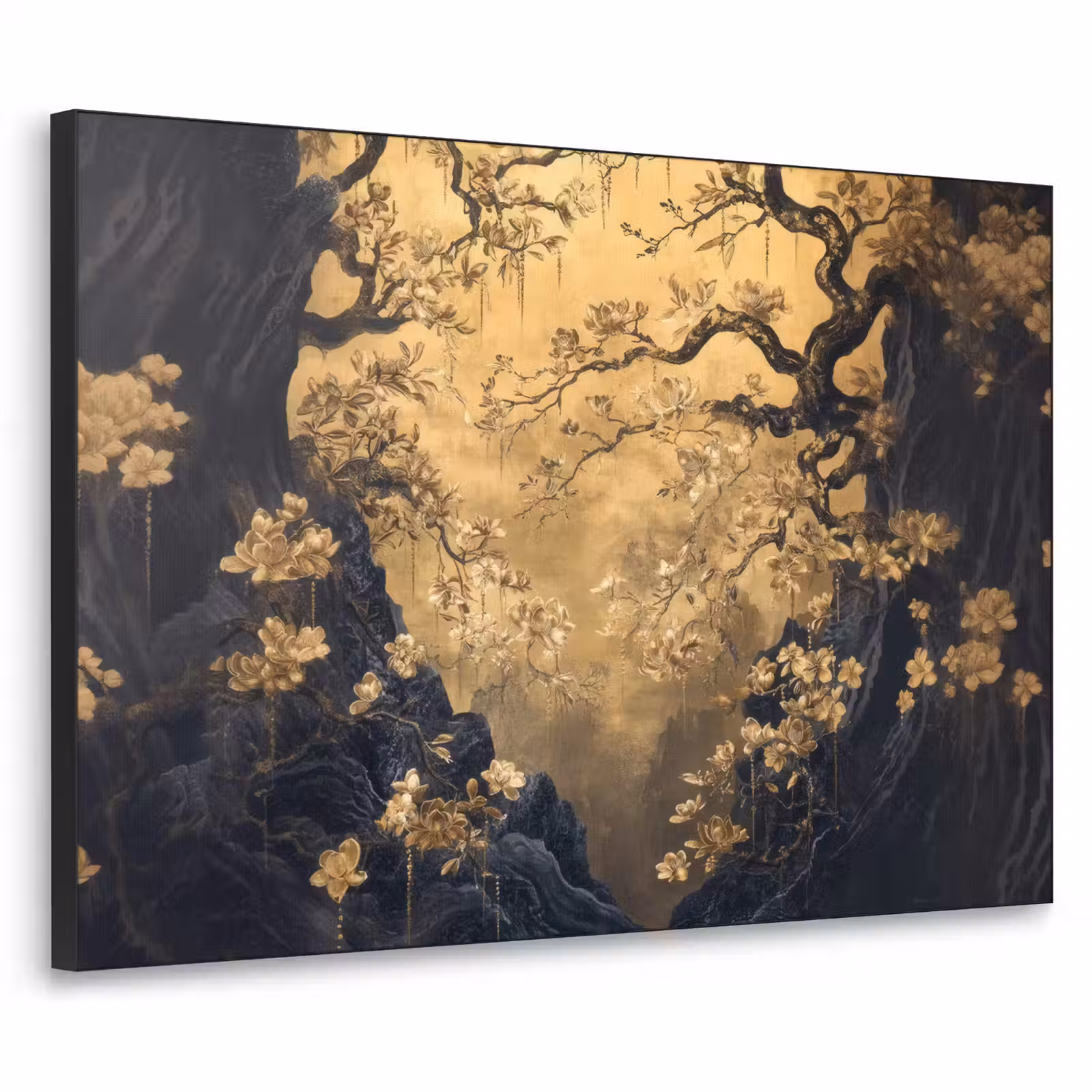 Art Frame - Bloemen - Takken - Goud - Sierlijk — 1