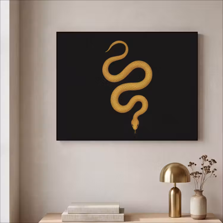 Art Frame - Slang - Minimalistisch - Goud — 5