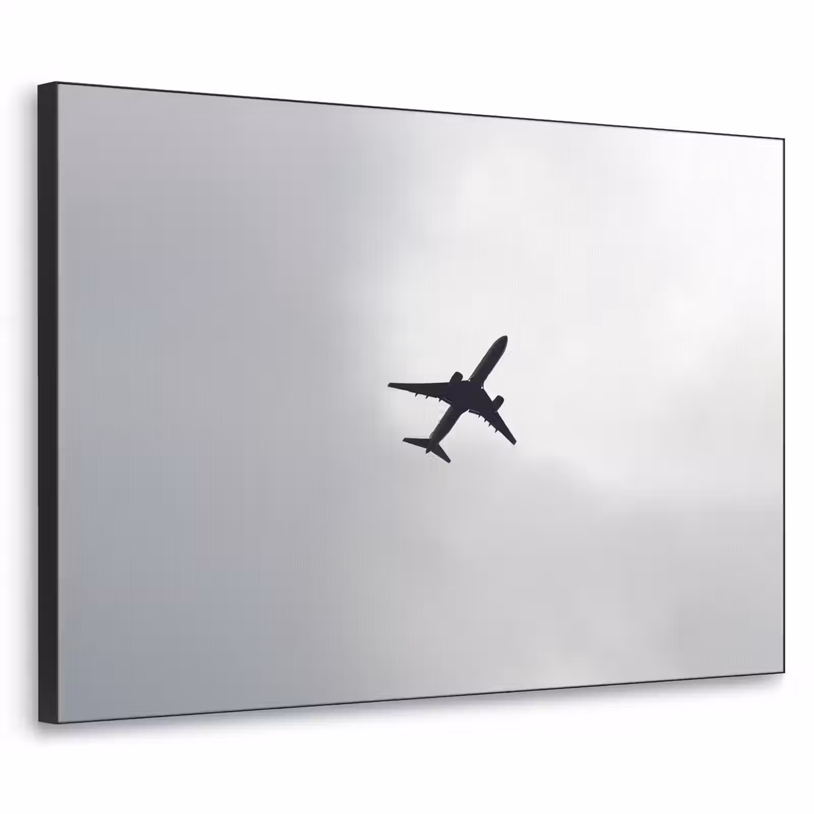 Art Frame - Minimalistisch - Silhouet - Zwart - Vliegtuig — 1