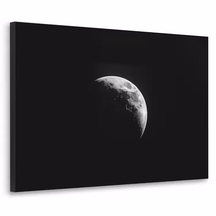 Art Frame - Maan - Hemel - Zwart - Schaduw — 1