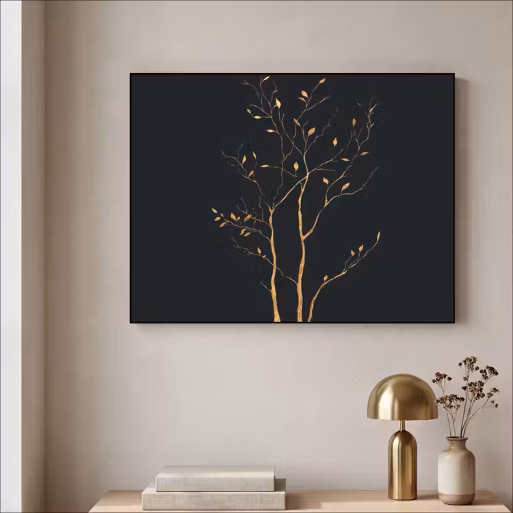 Art Frame - Takken - Blaadjes - Zwart — 5