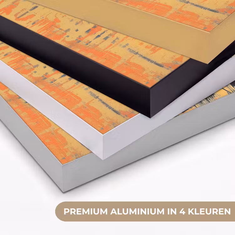 Art Frame - Retro - Vrouw - Koptelefoon - Oranje — 2
