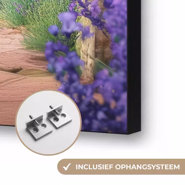 Art Frame - Doorkijk - Lavendel - Bloemen - Paars - Poort — 8