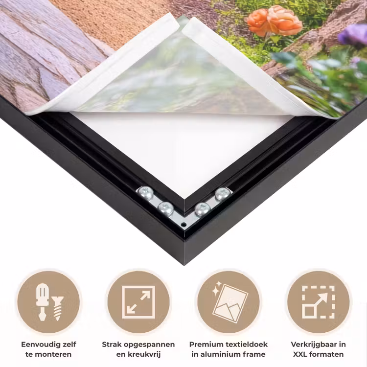 Art Frame - Doorkijk - Poort - Bloemen - Tuin — 11
