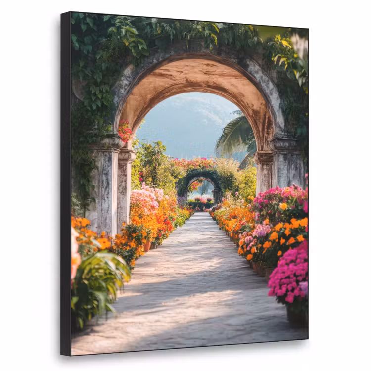 Art Frame - Doorkijk - Bloemen - Tropisch - Kleurrijk — 1