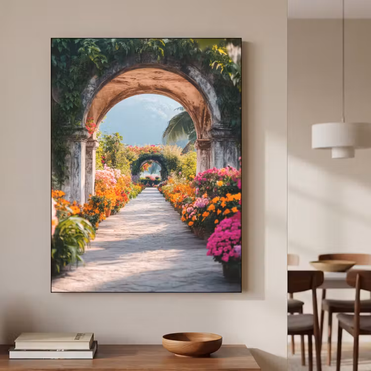 Art Frame - Doorkijk - Bloemen - Tropisch - Kleurrijk — 6