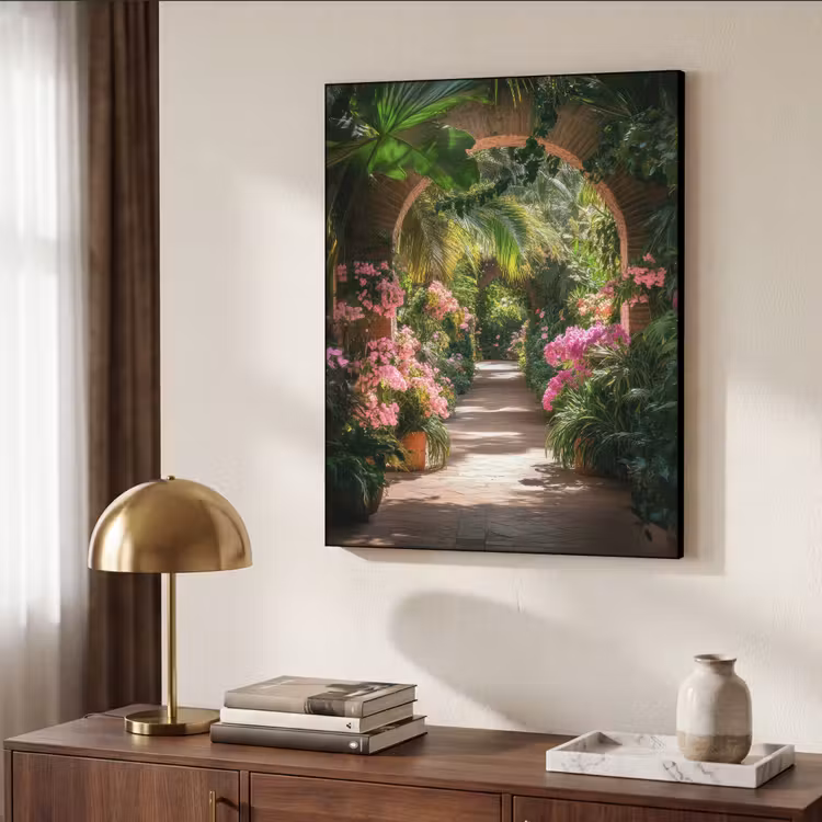 Art Frame - Doorkijk - Tropisch - Bloemen - Natuur — 10