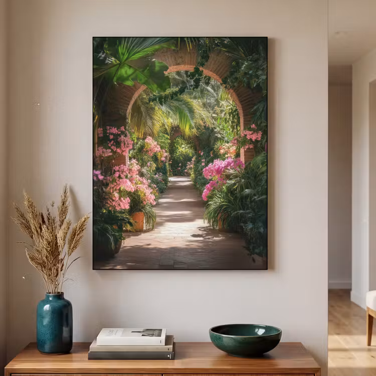 Art Frame - Doorkijk - Tropisch - Bloemen - Natuur — 3