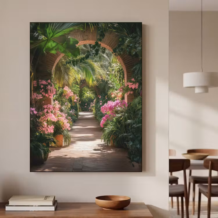 Art Frame - Doorkijk - Tropisch - Bloemen - Natuur — 6