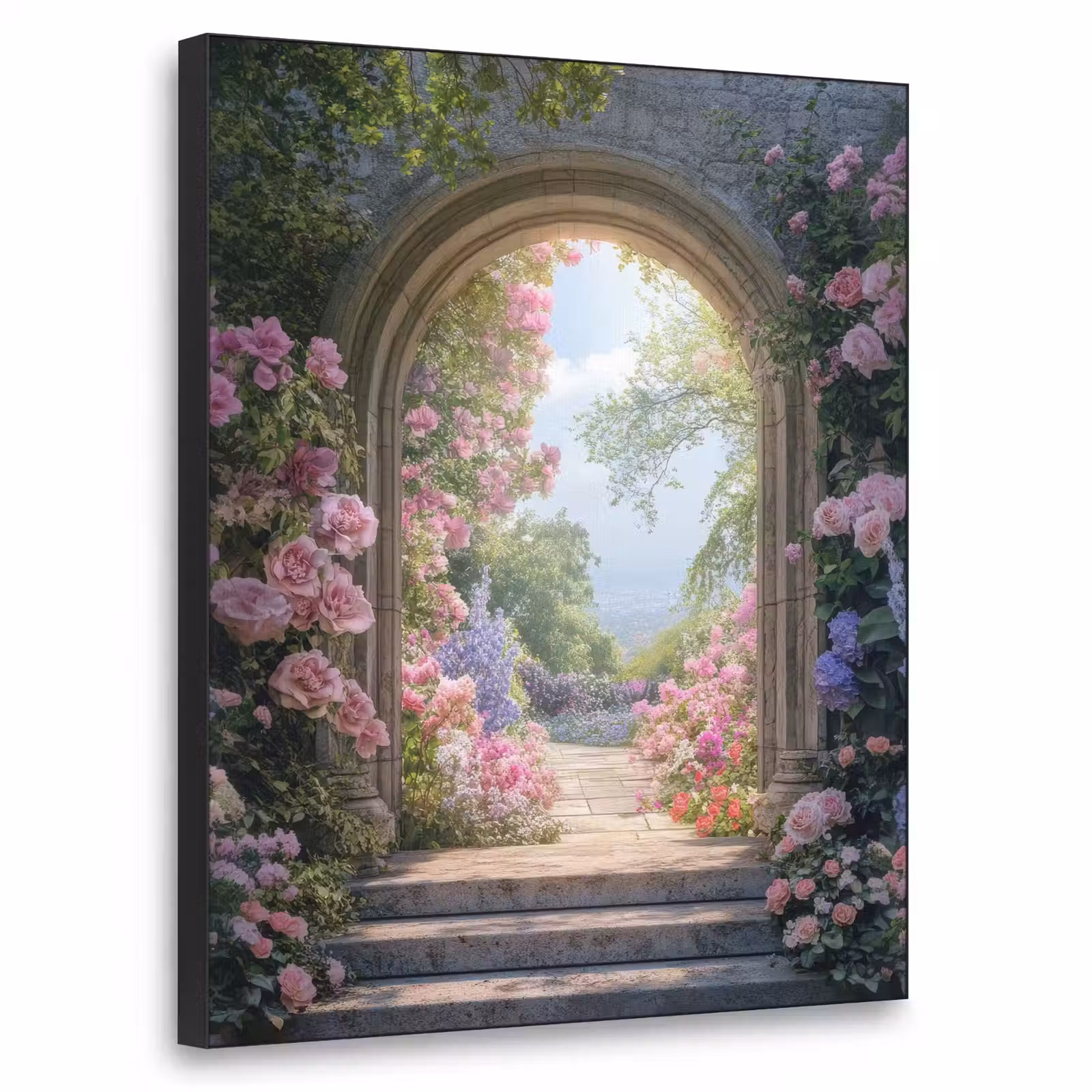 Art Frame - Doorkijk - Rozen - Vintage - Bloemen — 1