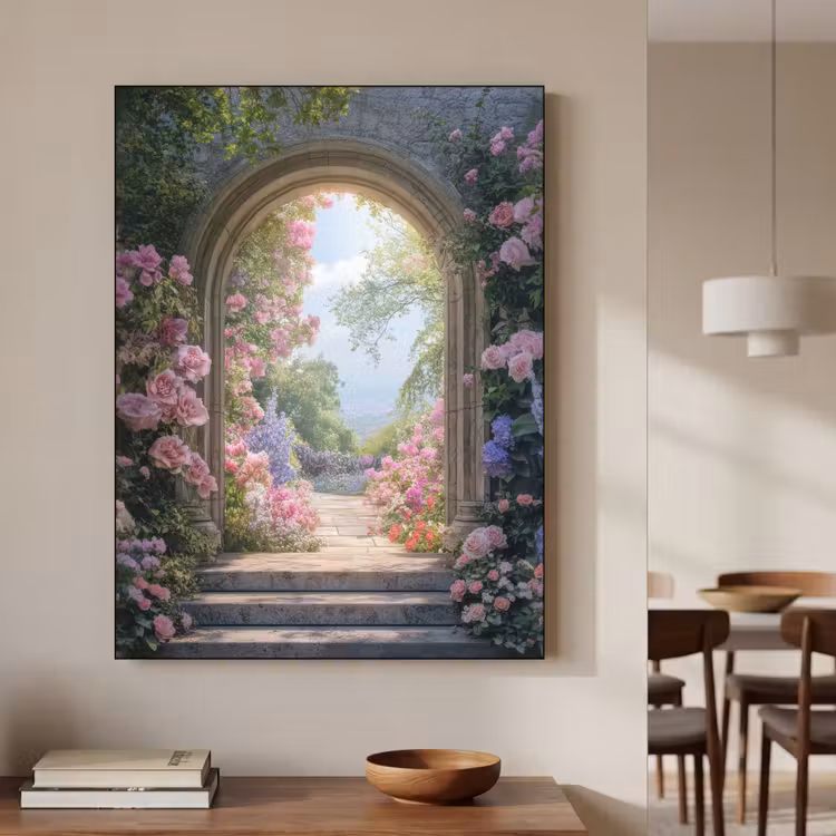 Art Frame - Doorkijk - Rozen - Vintage - Bloemen — 7