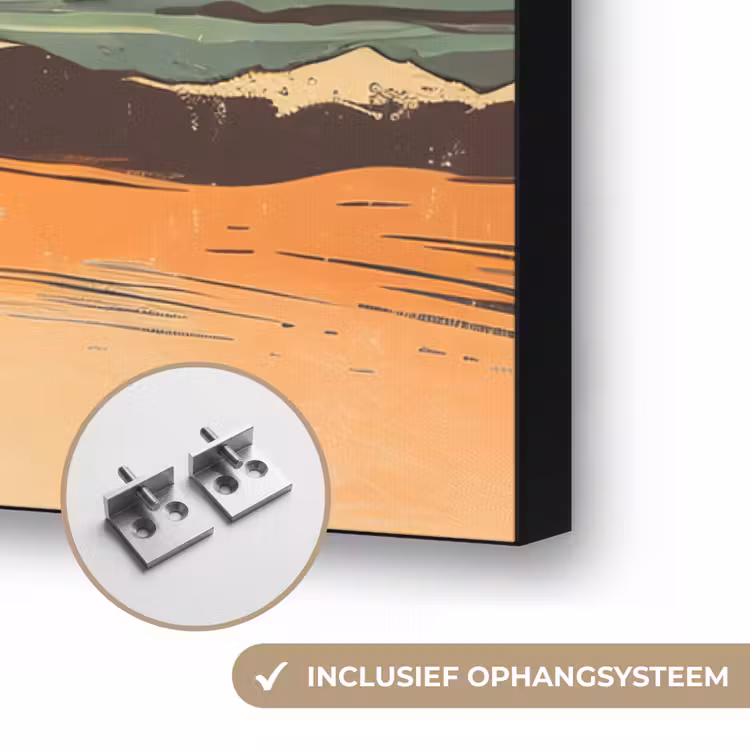 Art Frame - Bierfles - Zonsondergang - Palmbomen - Zee — 6