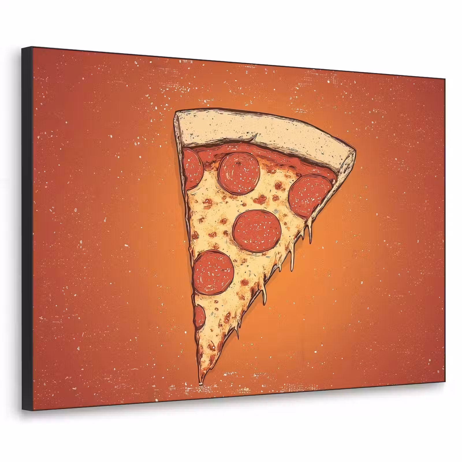 Art Frame - Pizza - Kaas - Rood - Pepperoni — 1