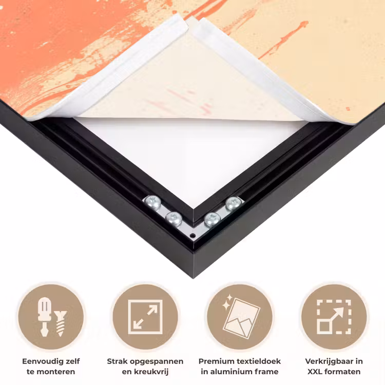 Art Frame - Vinylplaat - Zwart - Verfspatten - Retro — 8