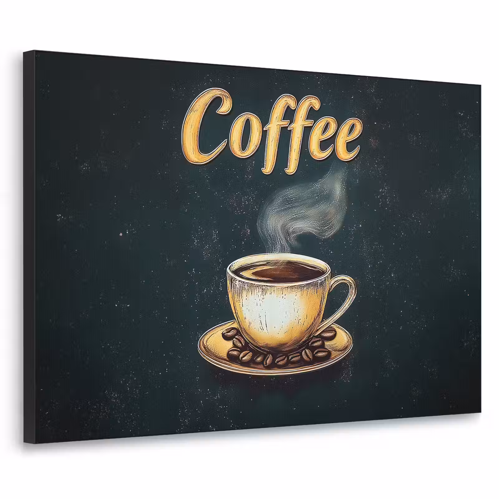 Art Frame - Koffie - Schotel - Koffiebonen - Retro — 1