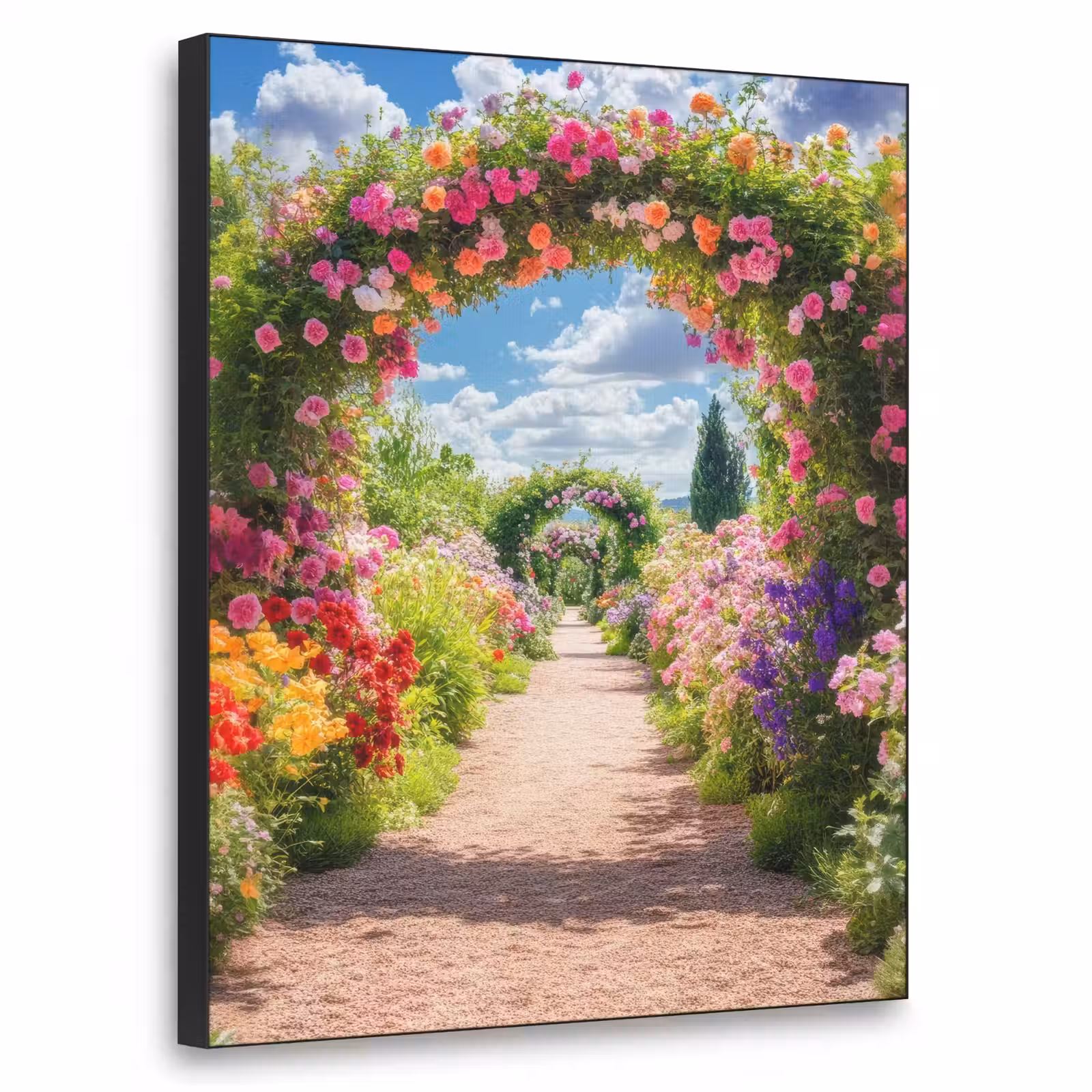 Art Frame - Doorkijk - Bloemen - Kleurrijk - Natuur — 1