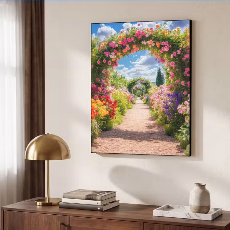 Art Frame - Doorkijk - Bloemen - Kleurrijk - Natuur — 10