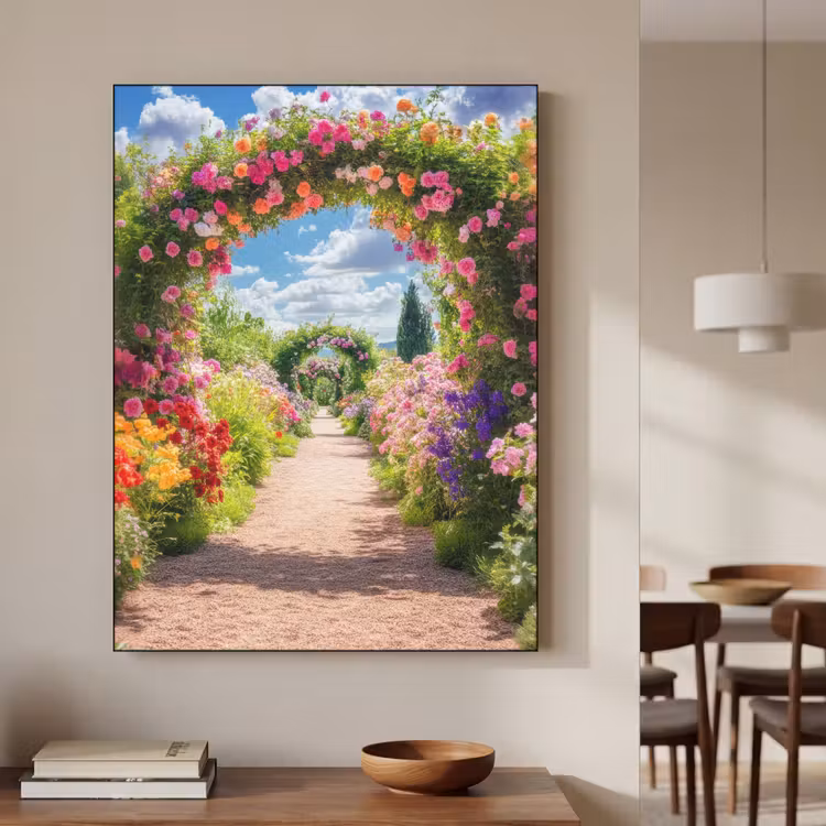 Art Frame - Doorkijk - Bloemen - Kleurrijk - Natuur — 6