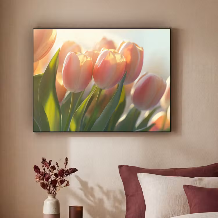 Art Frame - Tulpen - Roze - Zonnestralen — 3