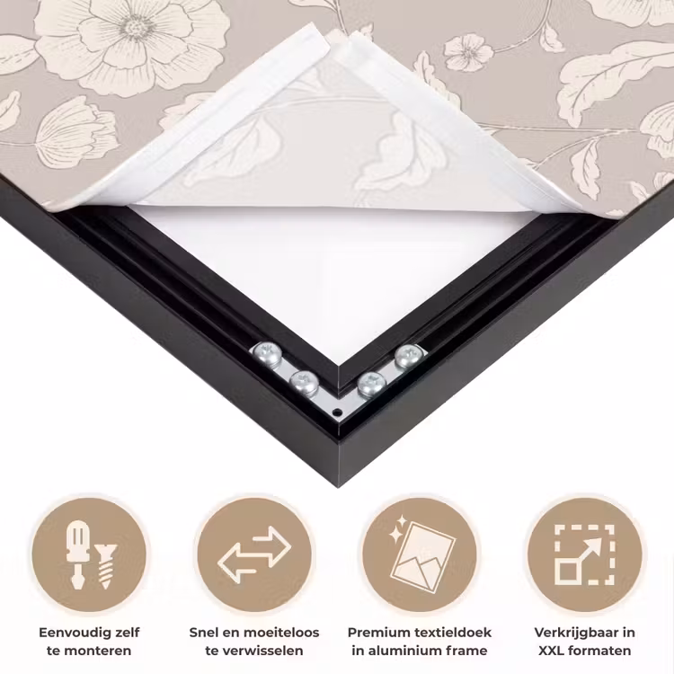 Art Frame - Bloemen - Blaadjes - Patroon — 4