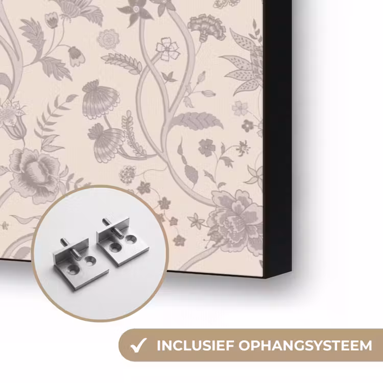 Art Frame - Patroon - Bloemen - Paars — 6