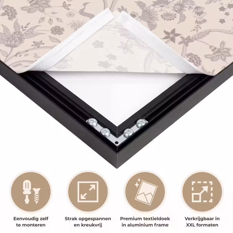 Art Frame - Patroon - Bloemen - Paars — 8