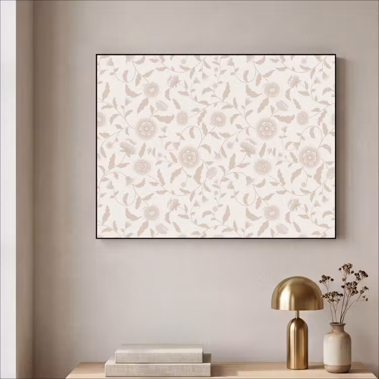 Art Frame - Sierlijk - Bloemen - Beige — 5