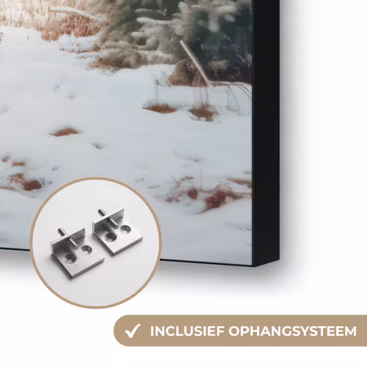 Art Frame - Auto - Rood - Cadeaus - Winter - Sneeuw - Kerst — 6
