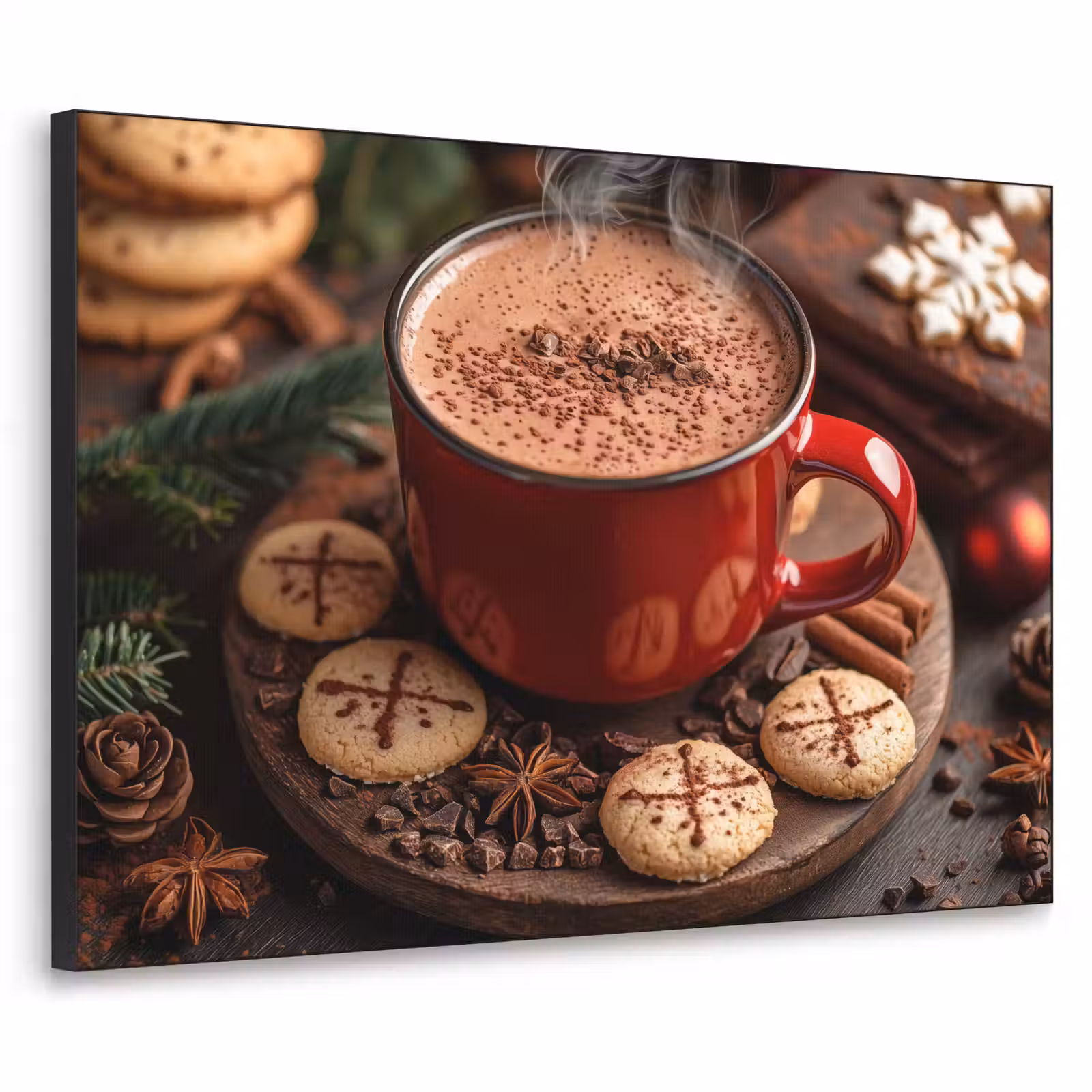 Art Frame - Chocolademelk - Mok - Winter - Kerst - Gezelligheid — 1