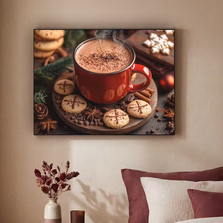 Art Frame - Chocolademelk - Mok - Winter - Kerst - Gezelligheid — 3