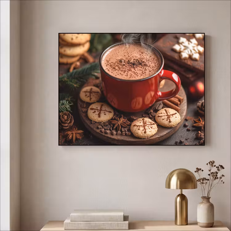 Art Frame - Chocolademelk - Mok - Winter - Kerst - Gezelligheid — 5