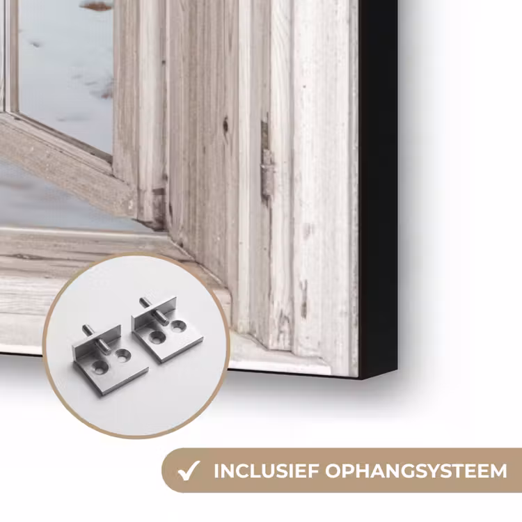 Art Frame - Auto - Rood - Cadeaus - Winter - Kerst - Doorkijk - Wit — 6