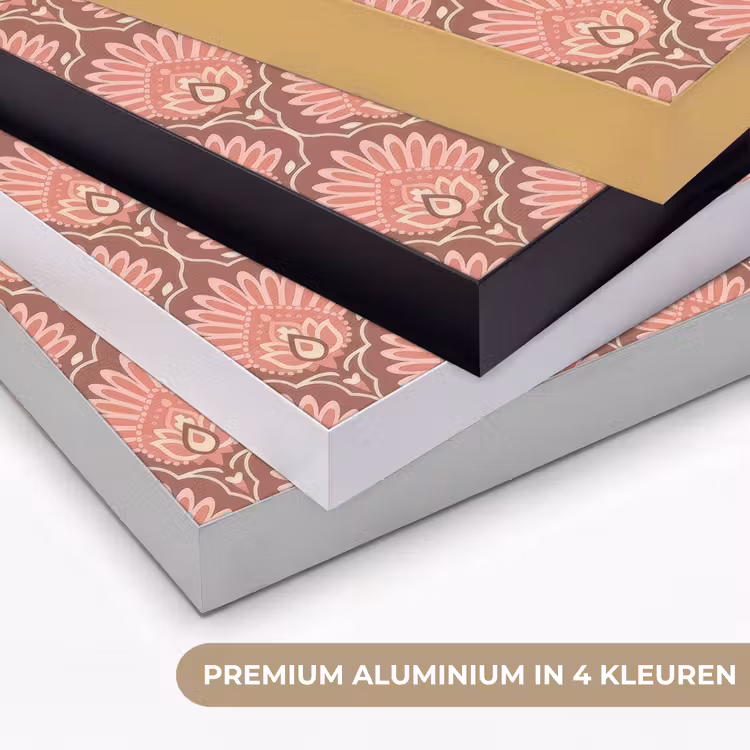 Art Frame - Waaiermotief - Patroon - Roze — 2