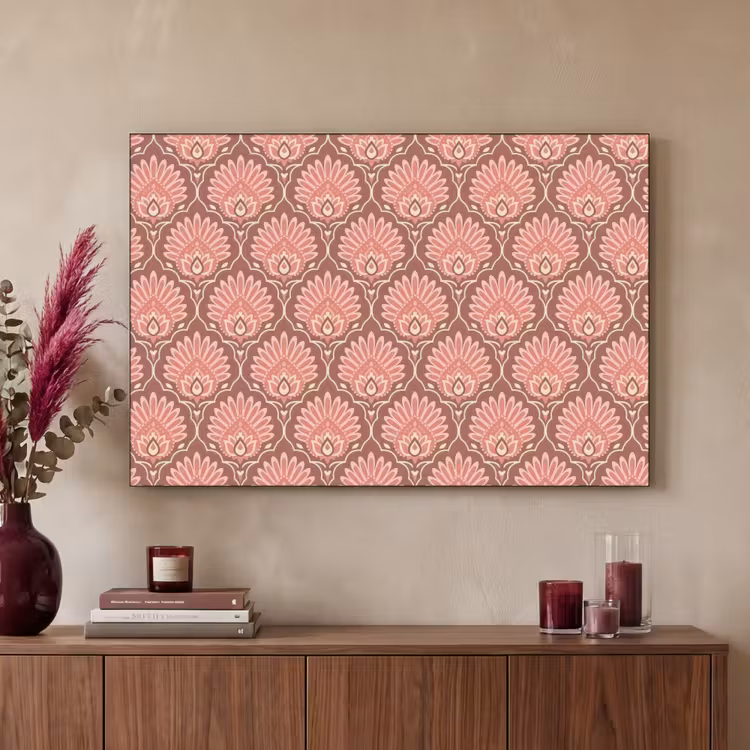 Art Frame - Waaiermotief - Patroon - Roze — 3