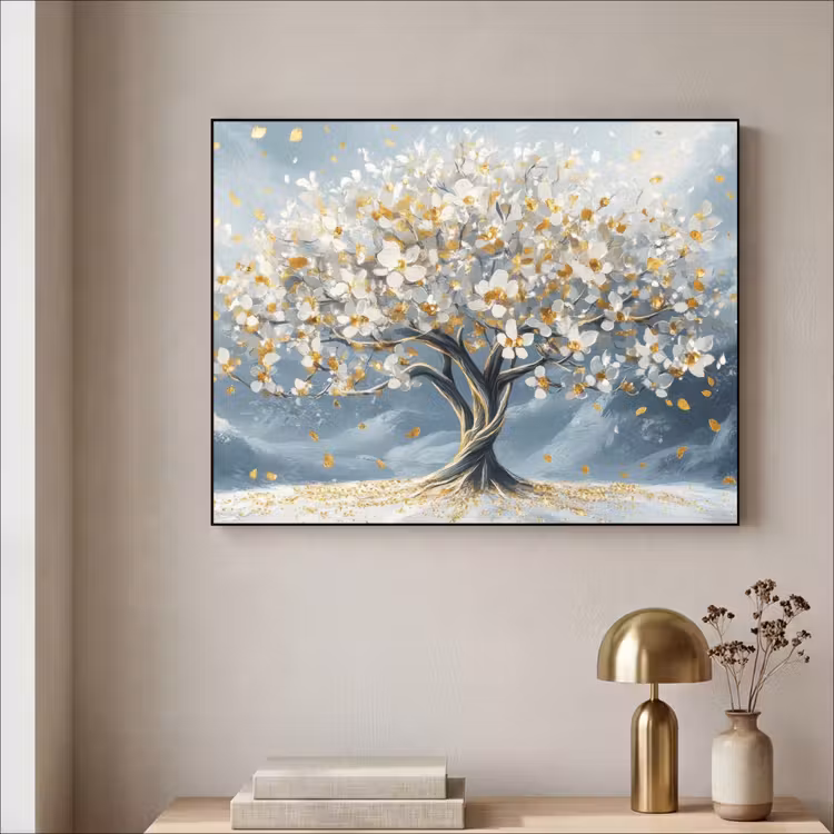 Art Frame - Boom - Winter - Levensboom - Modern - Goud — 5