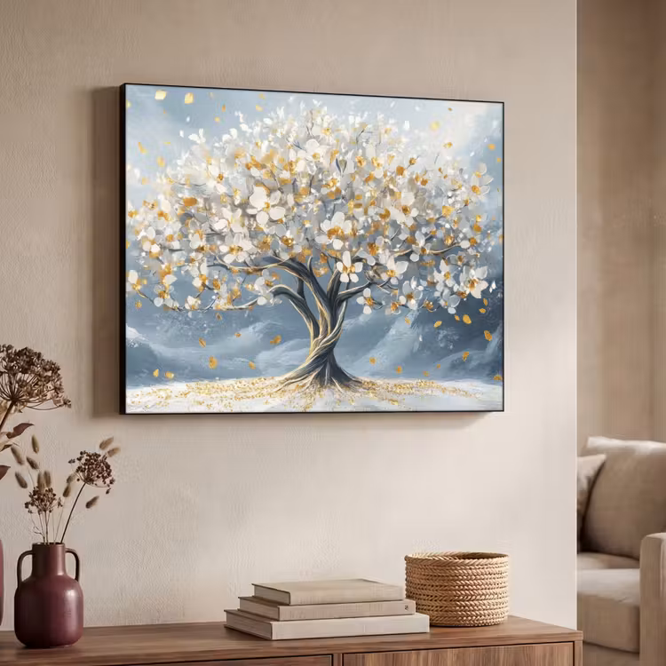Art Frame - Boom - Winter - Levensboom - Modern - Goud — 7