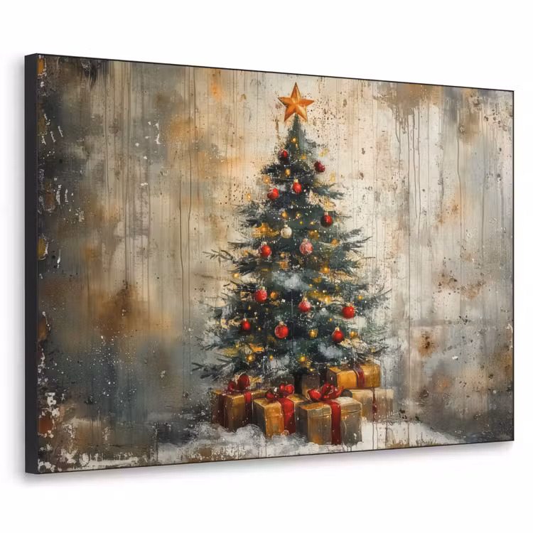 Art Frame - Kerstboom - Vintage - Kerst - Cadeau — 1