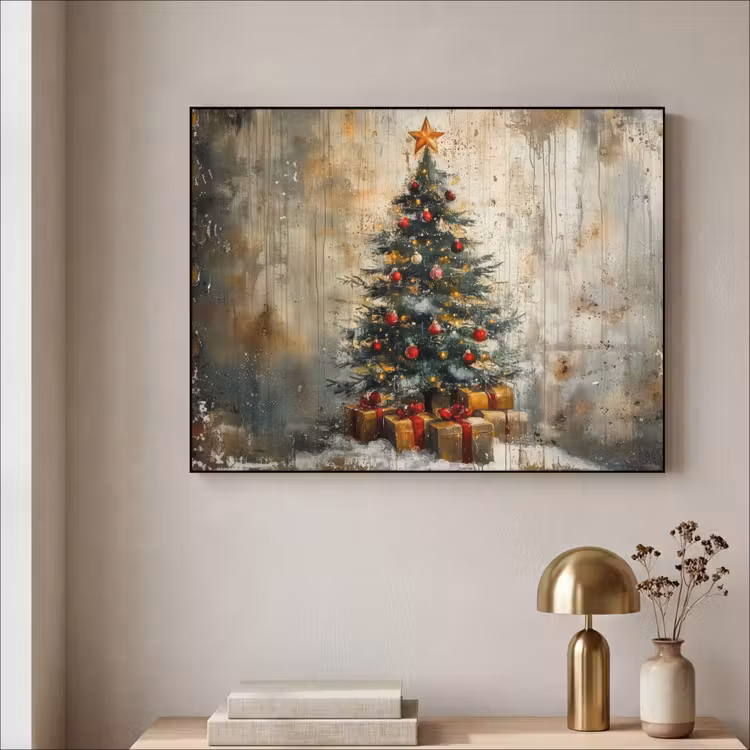 Art Frame - Kerstboom - Vintage - Kerst - Cadeau — 5
