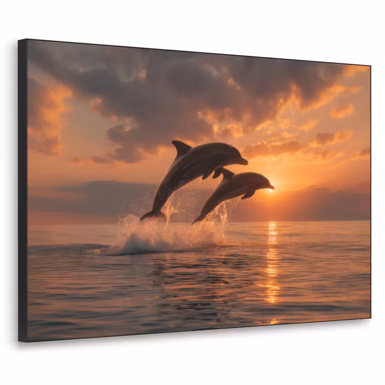 Art Frame - Dolfijnen - Zee - Realistisch — 1