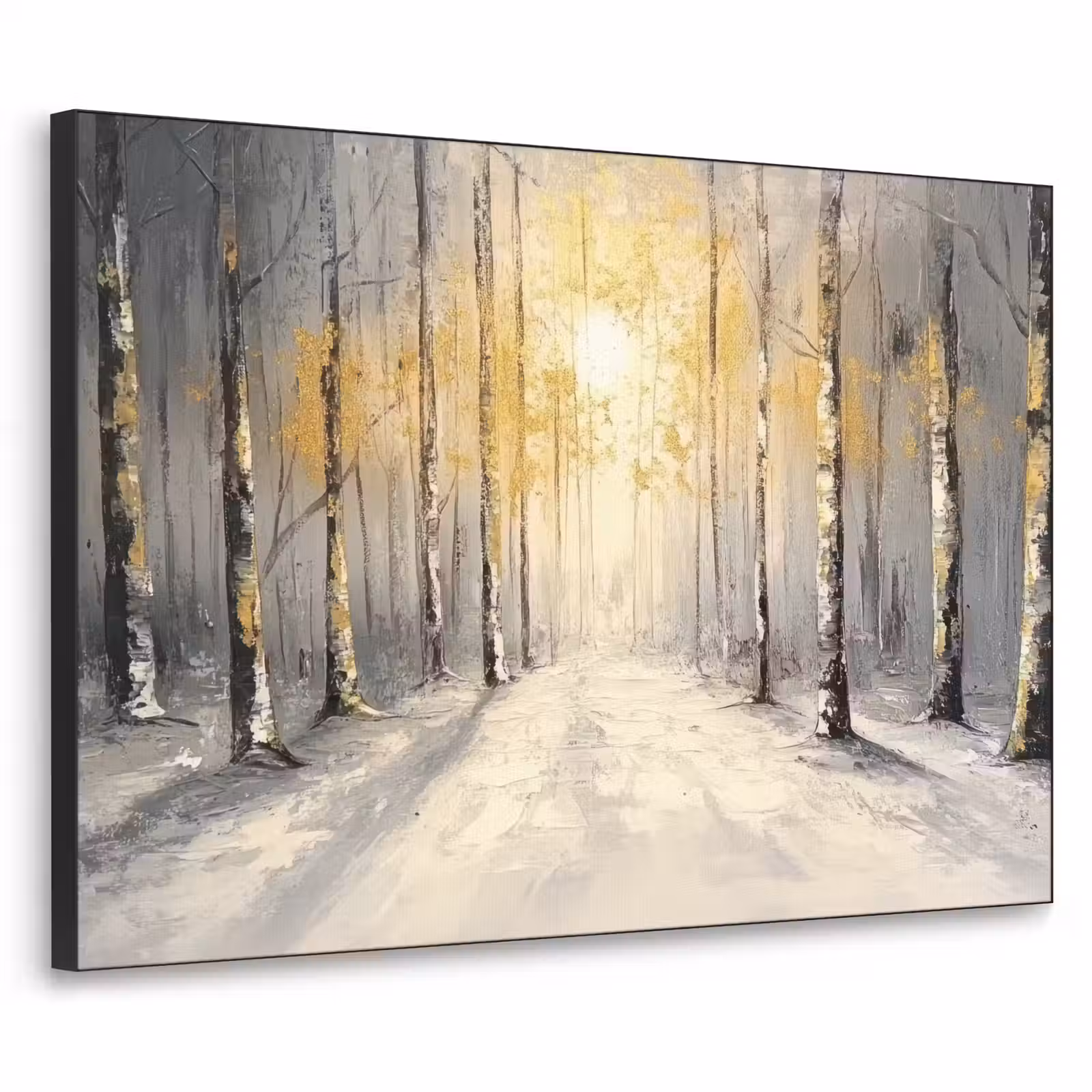 Art Frame - Winter - Abstract - Sneeuw - Natuur - Zon — 1
